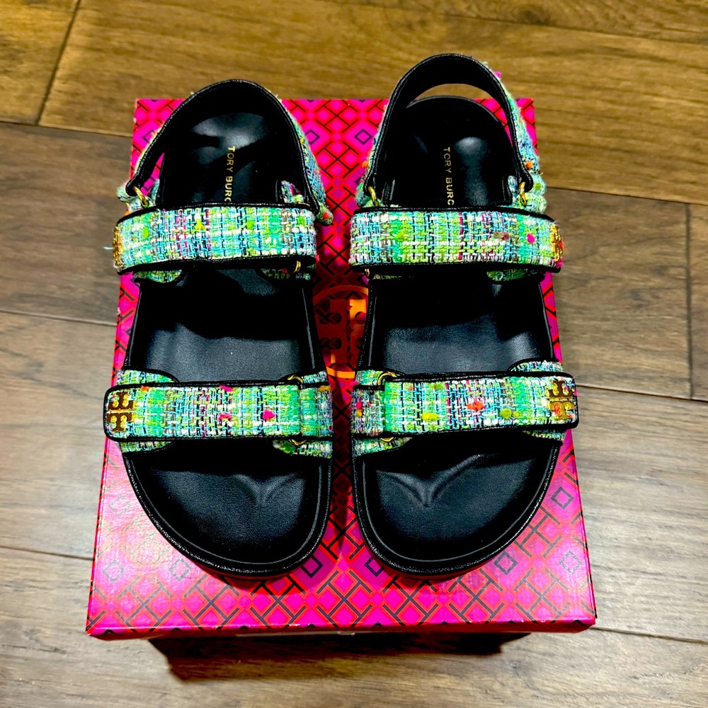 Tory Burch Kira Tweed Sandals